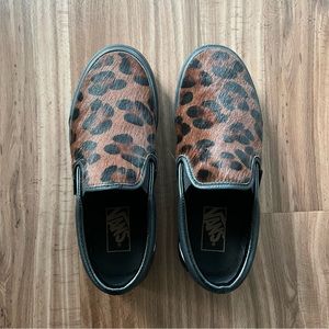 Worn Once Calf Hair/Leather Vans Women’s 7.5